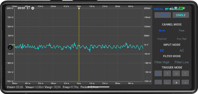 Oscill droid 2 menu 1